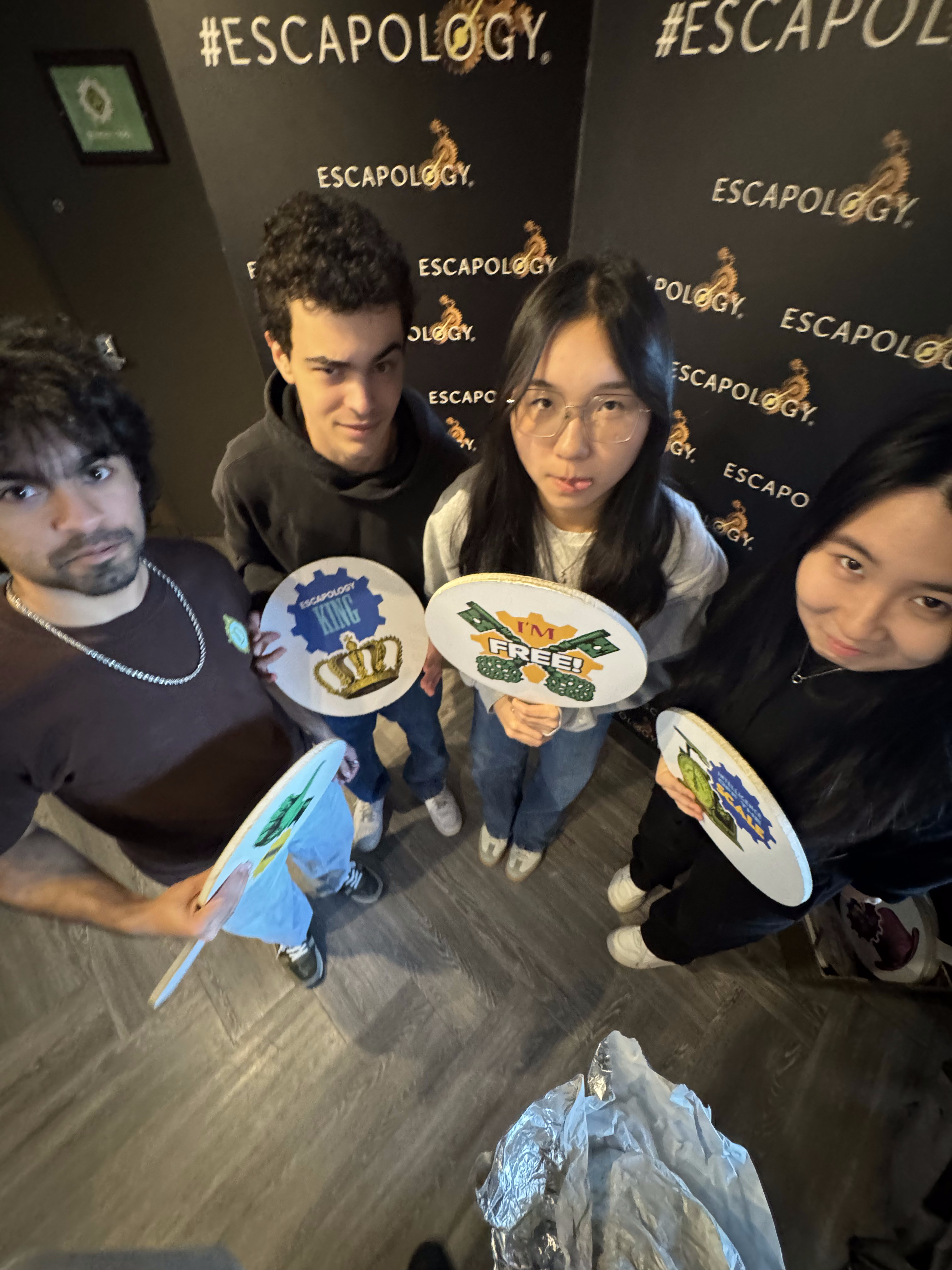 Jasmine at escape room